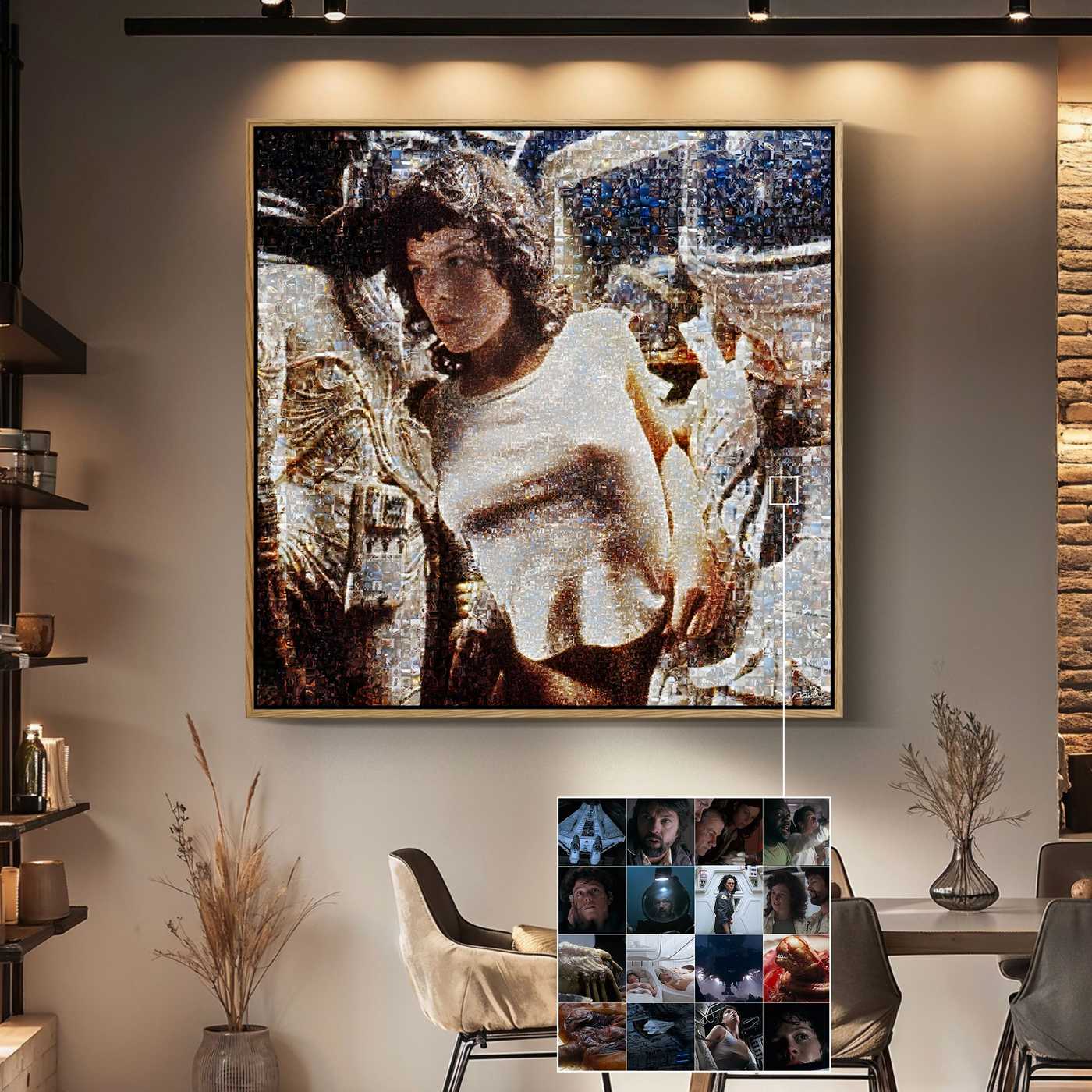 ALIEN . Bare Survival Cinematic Wall Art – Limited Edition