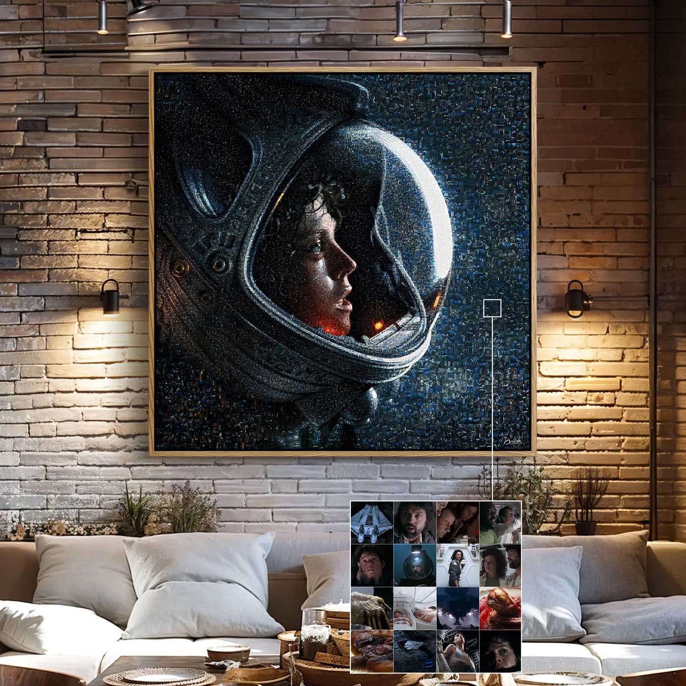 ALIEN . Void Hunter Modern Movie Art Print – Limited Edition