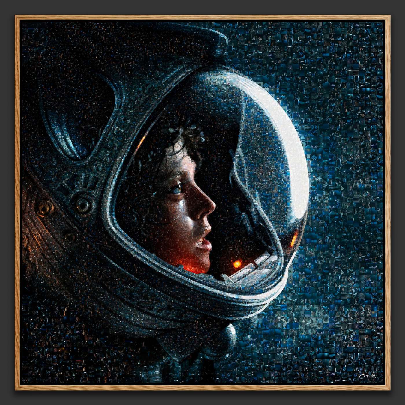 ALIEN . Void Hunter Modern Movie Art Print – Limited Edition - Image 2