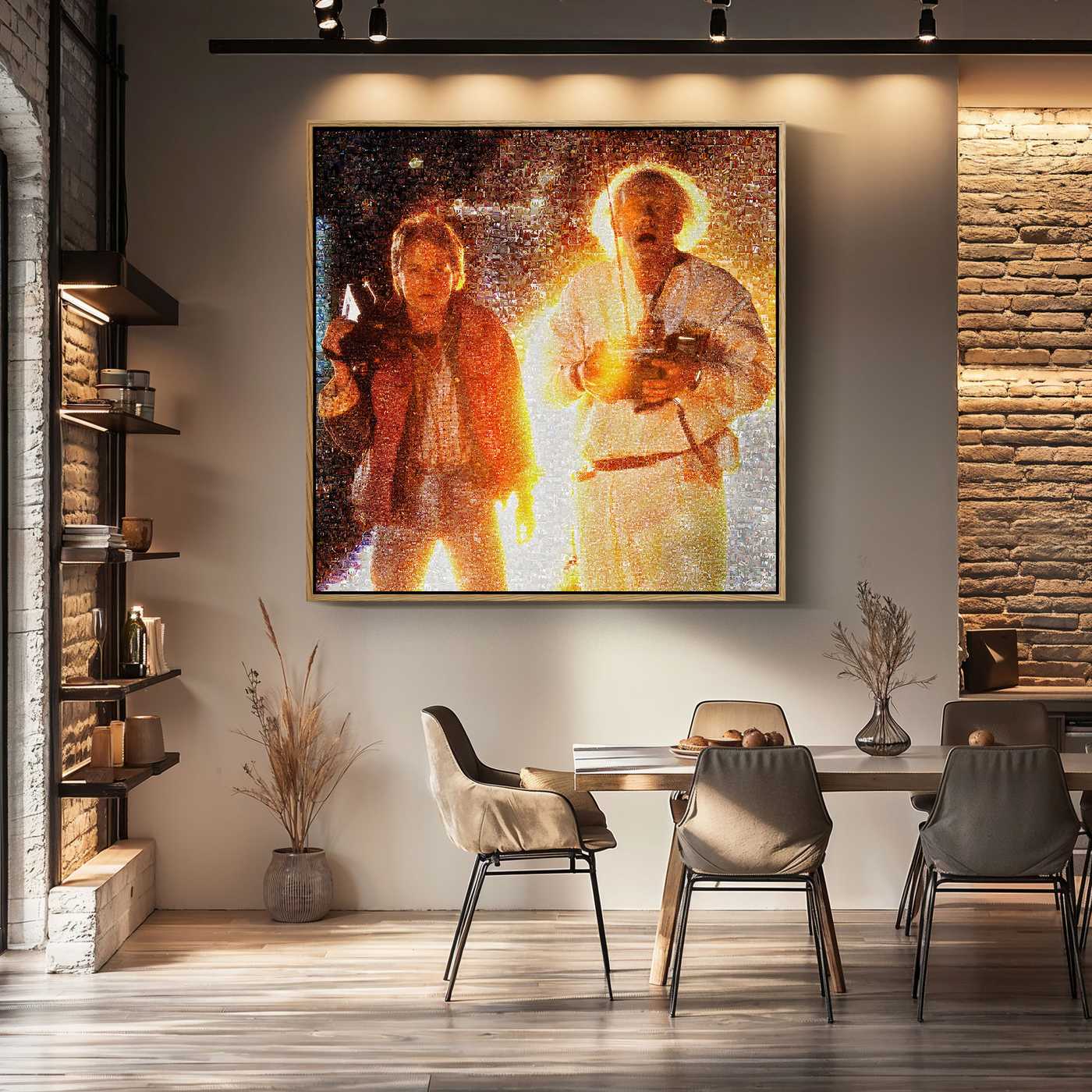 BACK TO THE FUTURE . DeLorean Trail Film Wall Art Decor – Limited Edition - Image 3
