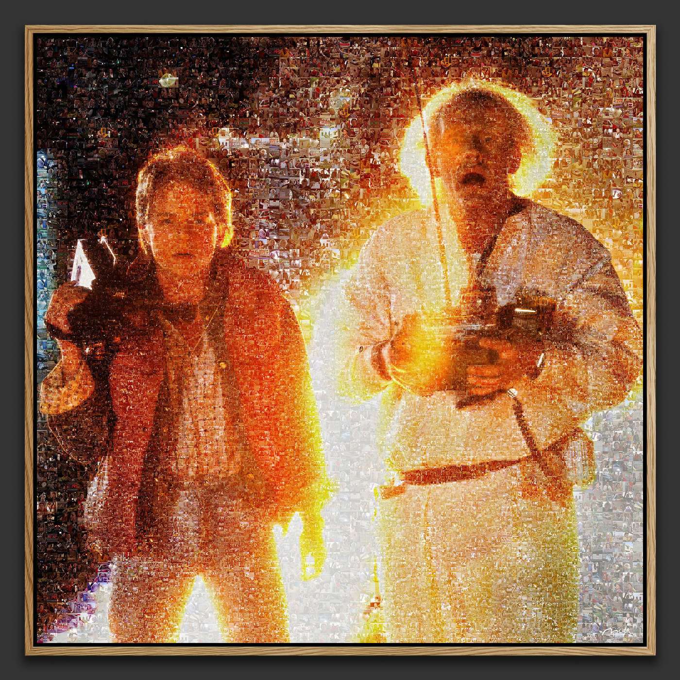 BACK TO THE FUTURE . DeLorean Trail Film Wall Art Decor – Limited Edition - Image 2