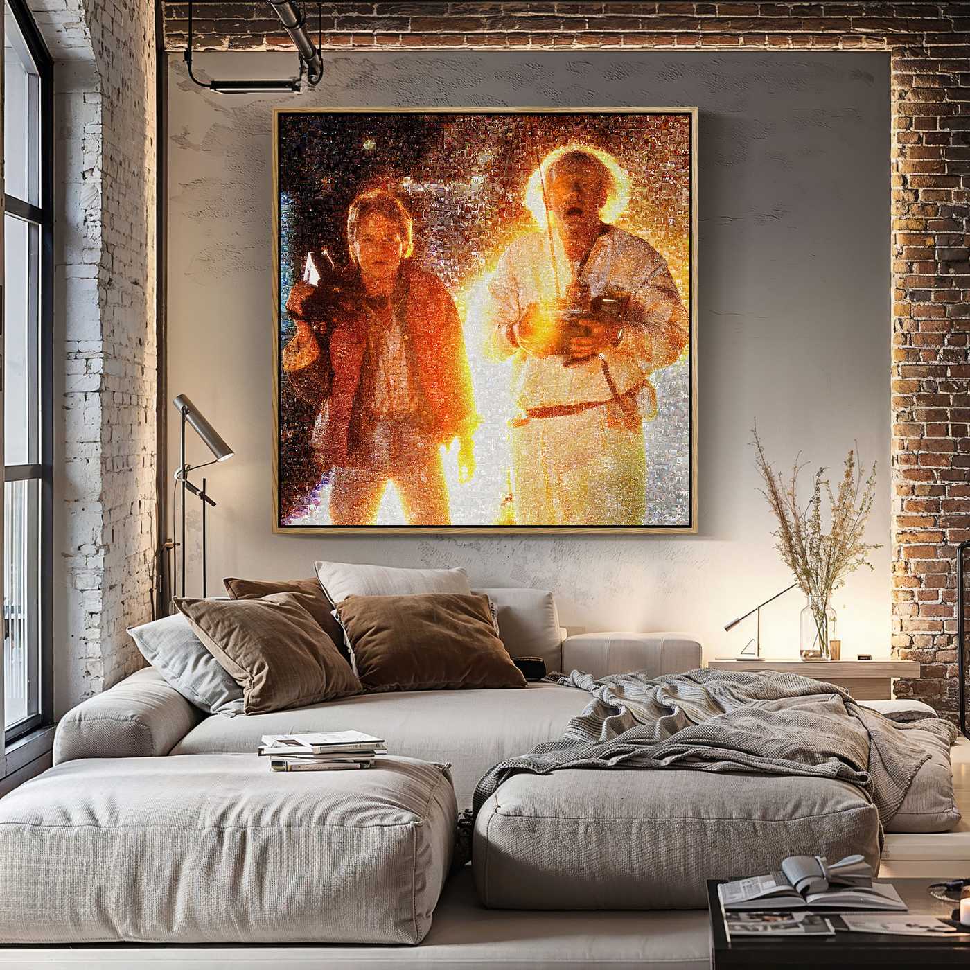 BACK TO THE FUTURE . DeLorean Trail Film Wall Art Decor – Limited Edition - Image 4