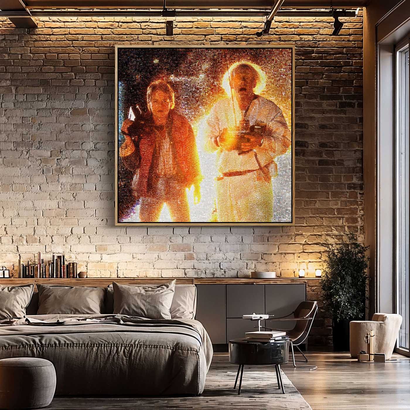 BACK TO THE FUTURE . DeLorean Trail Film Wall Art Decor – Limited Edition - Image 5
