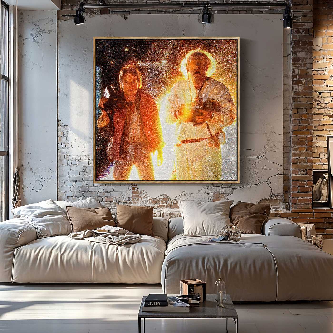 BACK TO THE FUTURE . DeLorean Trail Film Wall Art Decor – Limited Edition - Image 6