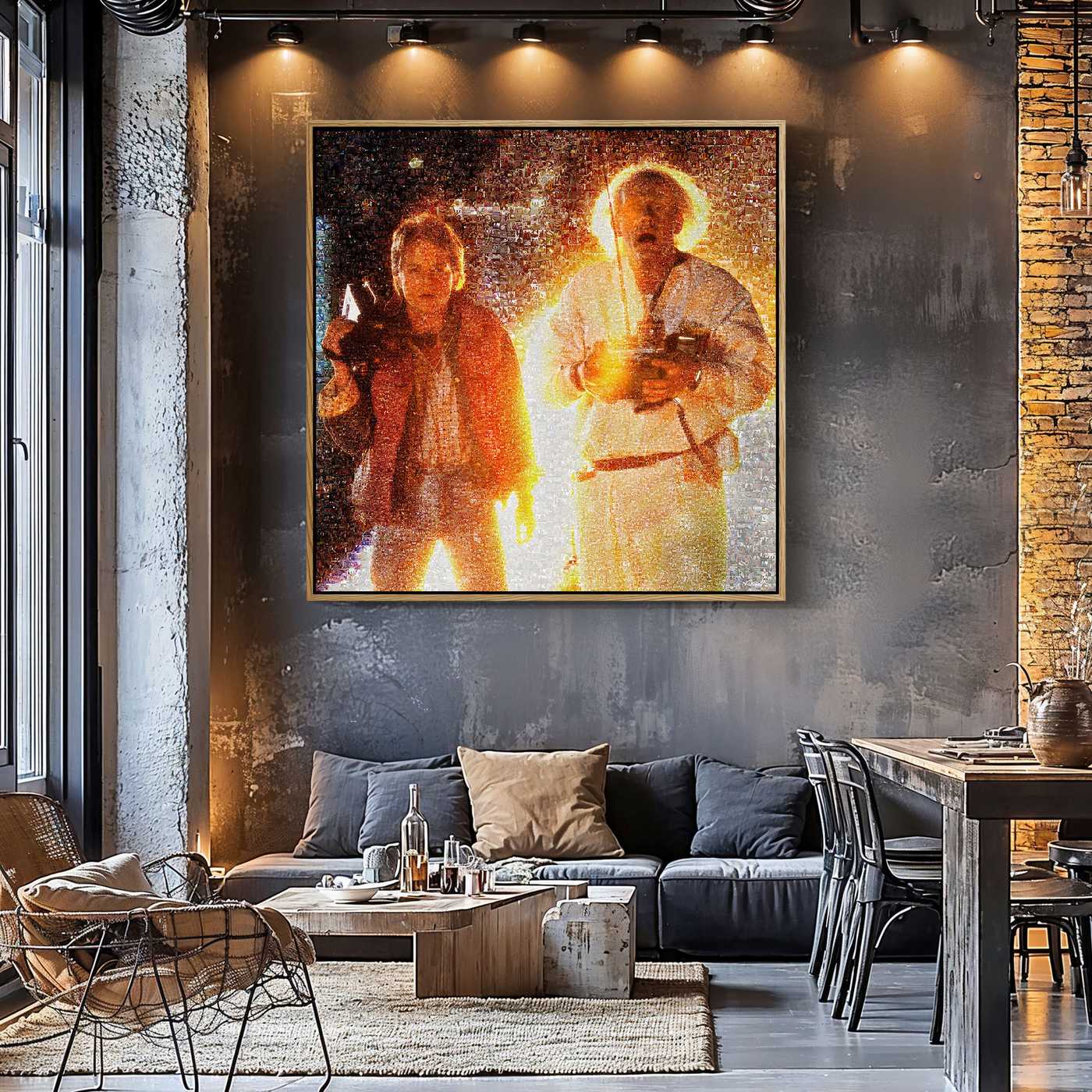 BACK TO THE FUTURE . DeLorean Trail Film Wall Art Decor – Limited Edition - Image 7