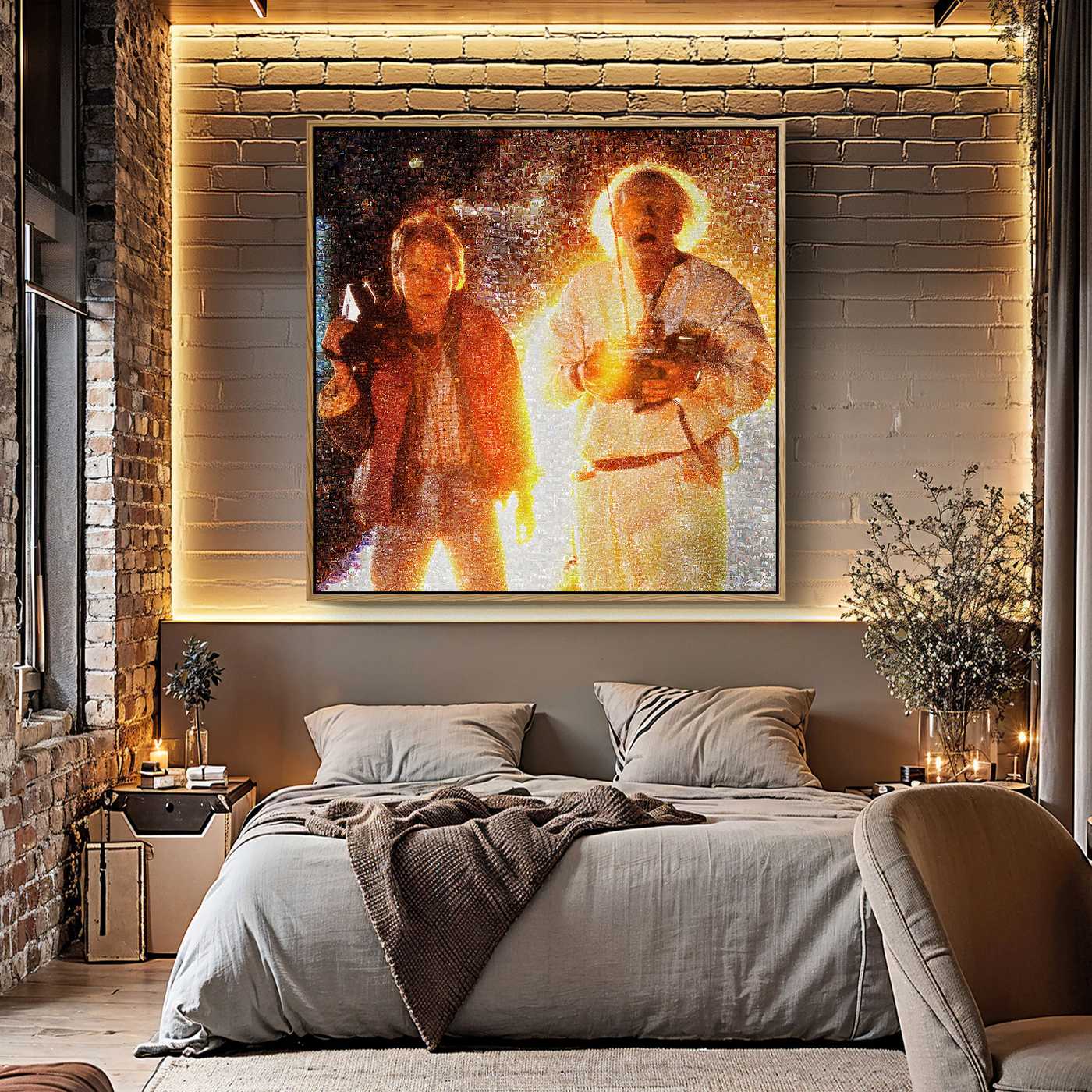 BACK TO THE FUTURE . DeLorean Trail Film Wall Art Decor – Limited Edition - Image 8