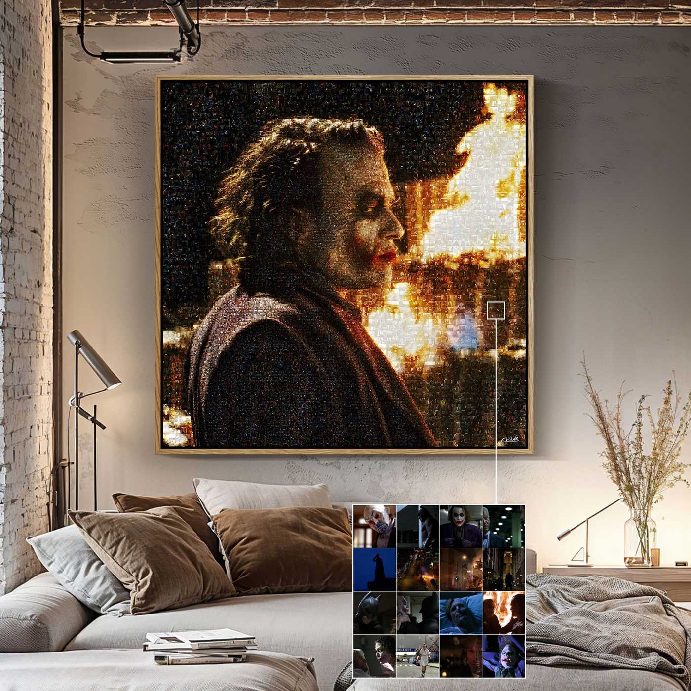 DARK KNIGHT . Chaos Currency Cinematic Wall Art – Limited Edition