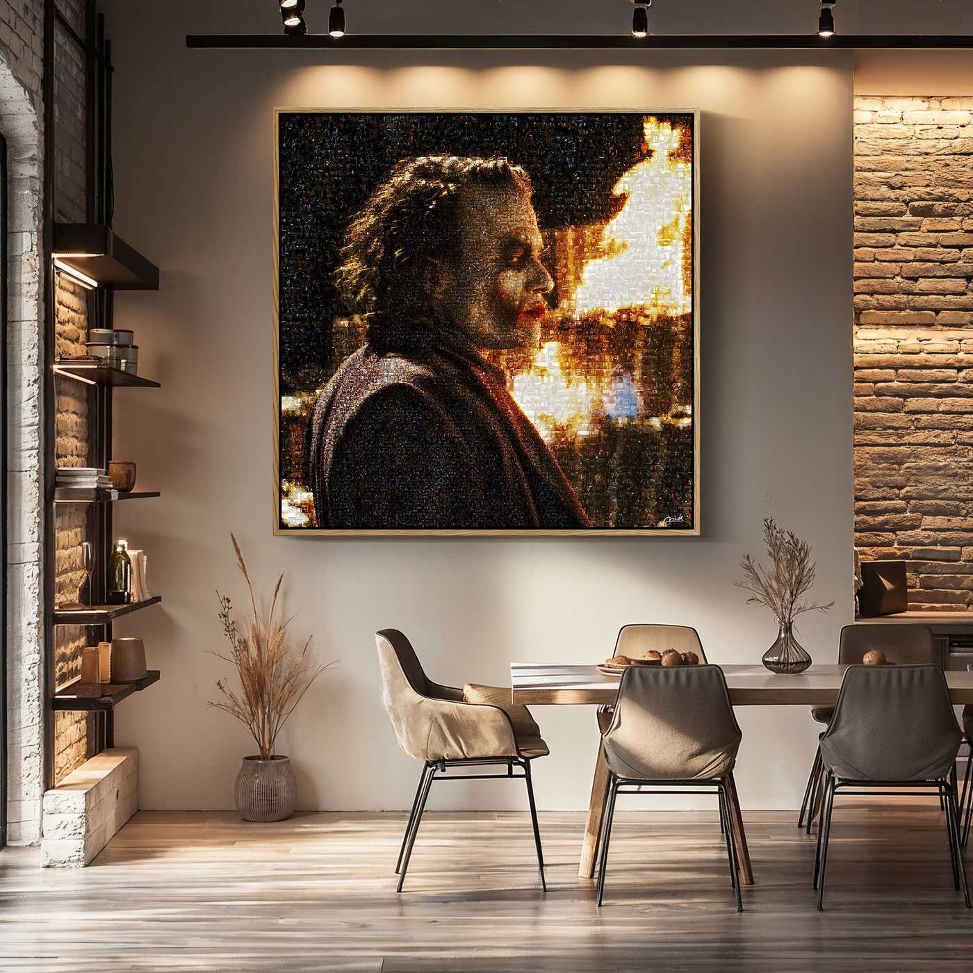 DARK KNIGHT . Chaos Currency Cinematic Wall Art – Limited Edition - Image 3