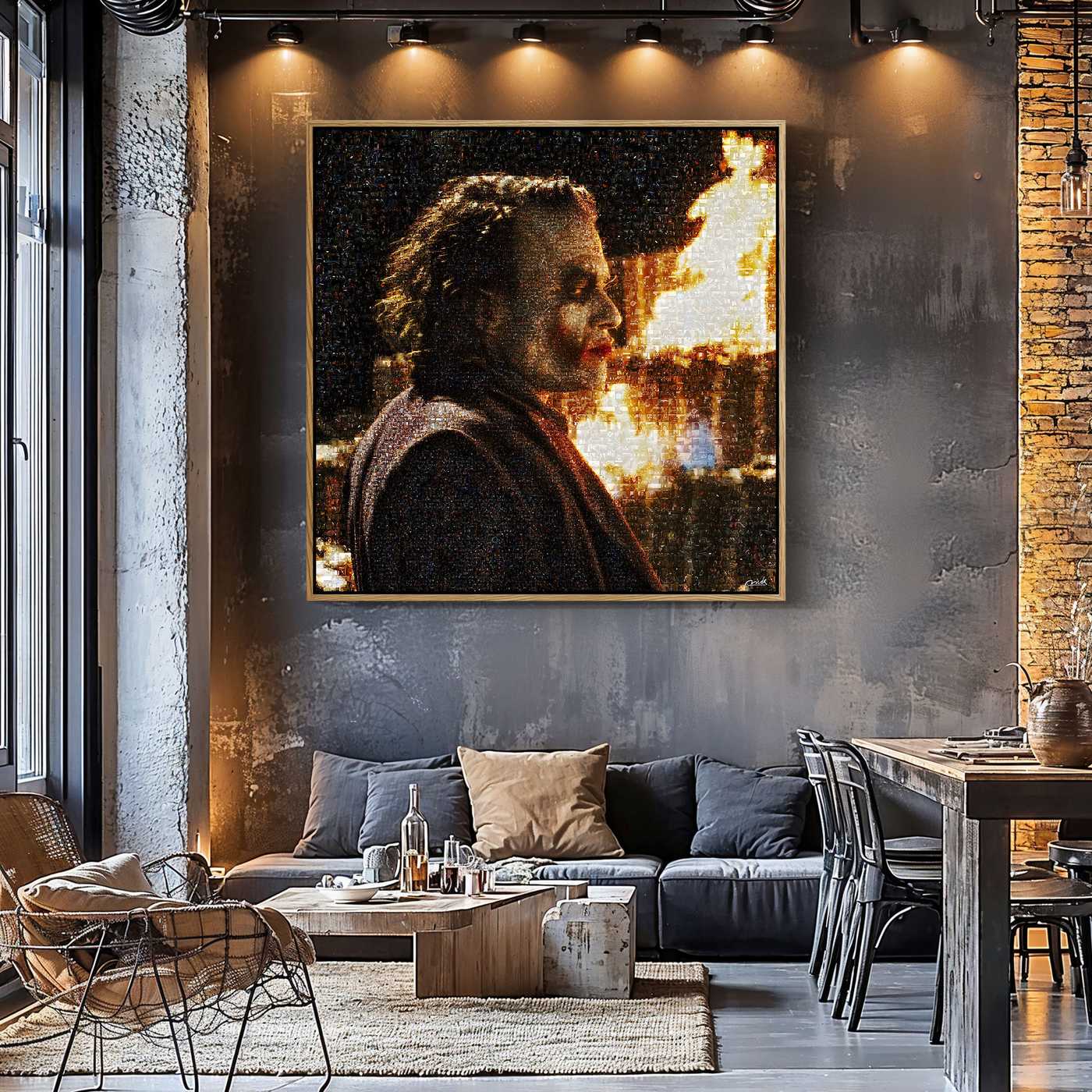 DARK KNIGHT . Chaos Currency Cinematic Wall Art – Limited Edition - Image 7