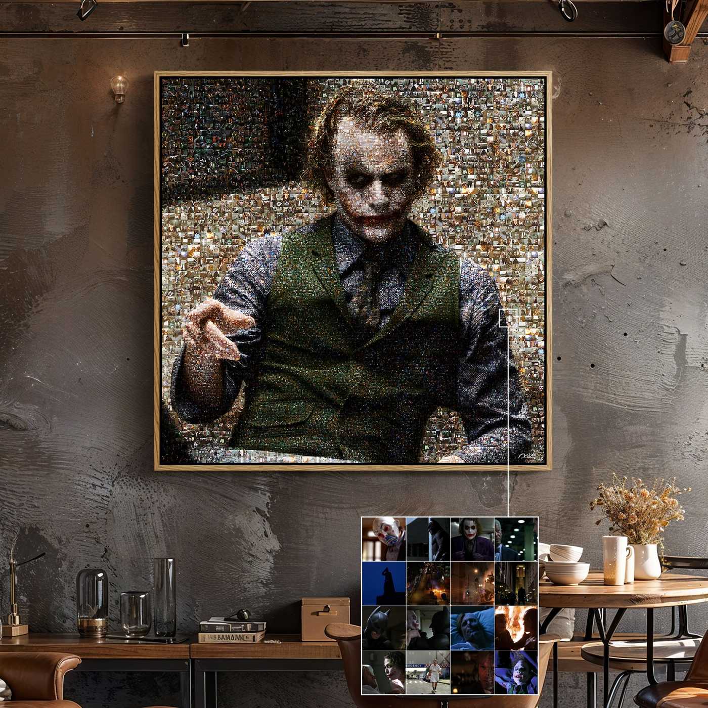 DARK KNIGHT . Chaos King Cinematic Wall Art – Limited Edition