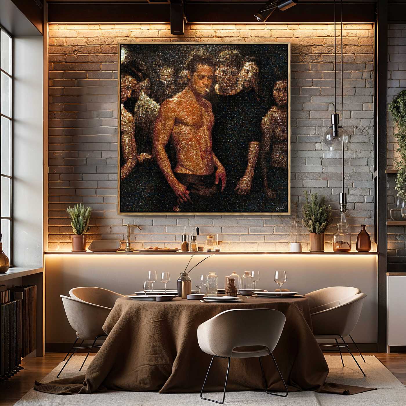 FIGHT CLUB . Violent Code Film Wall Art Decor – Limited Edition - Image 4