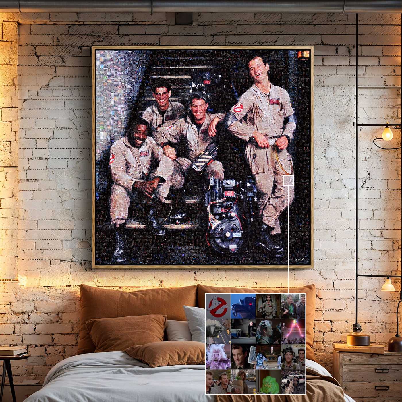 GHOSTBUSTERS . Paranormal Gang Modern Movie Art Print – Limited Edition