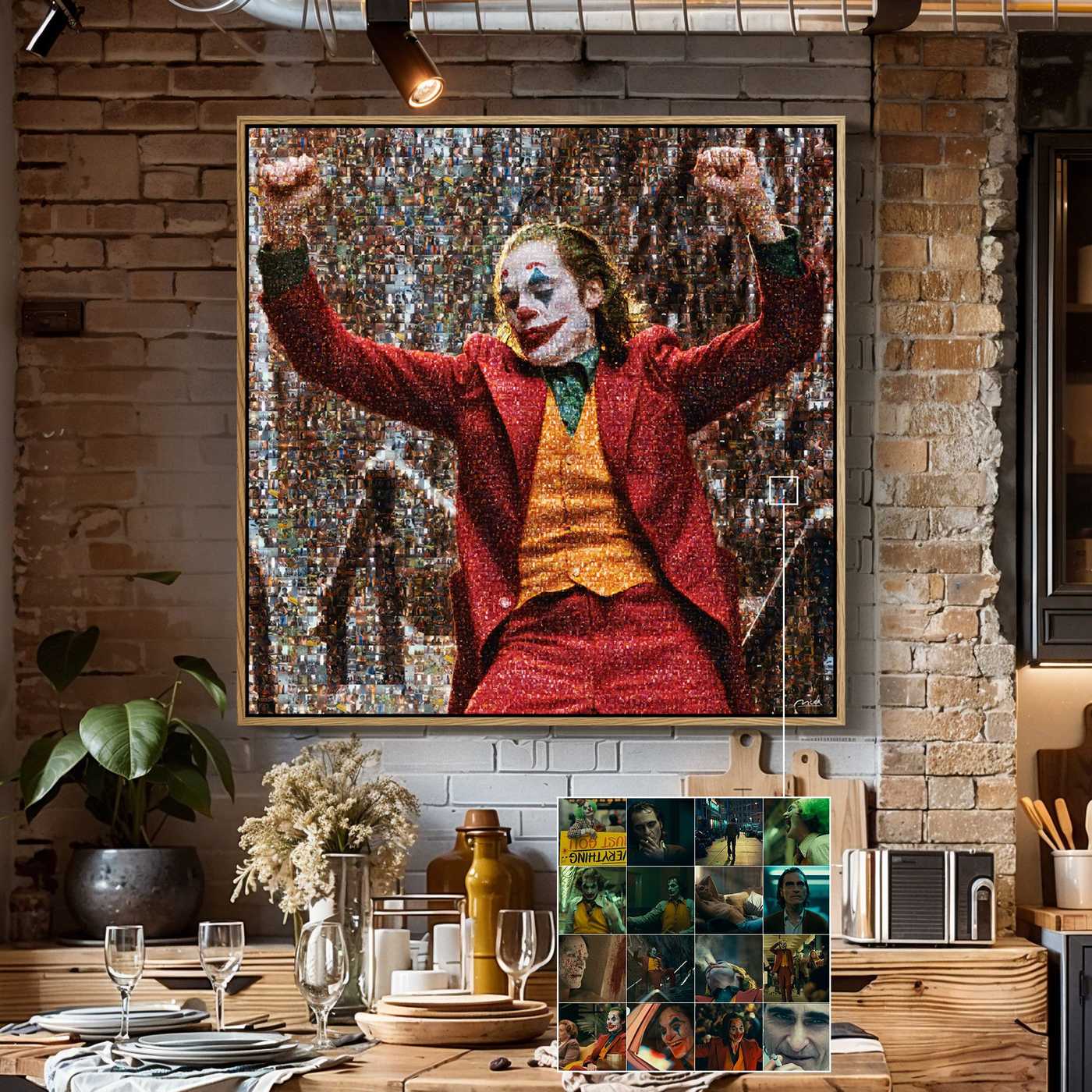 JOKER . Fractured Mind Film Wall Art Decor – Limited Edition