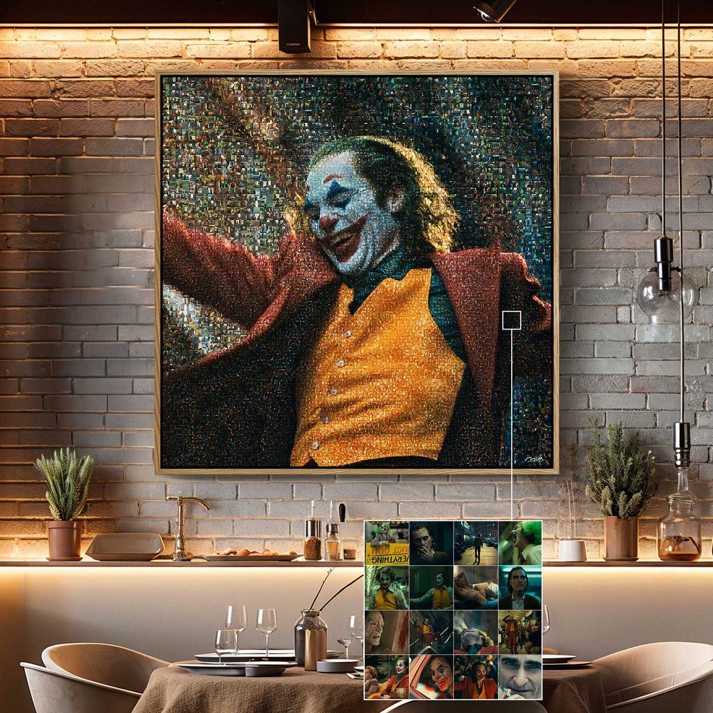JOKER . Twisted Descent Cinematic Wall Art – Limited Edition