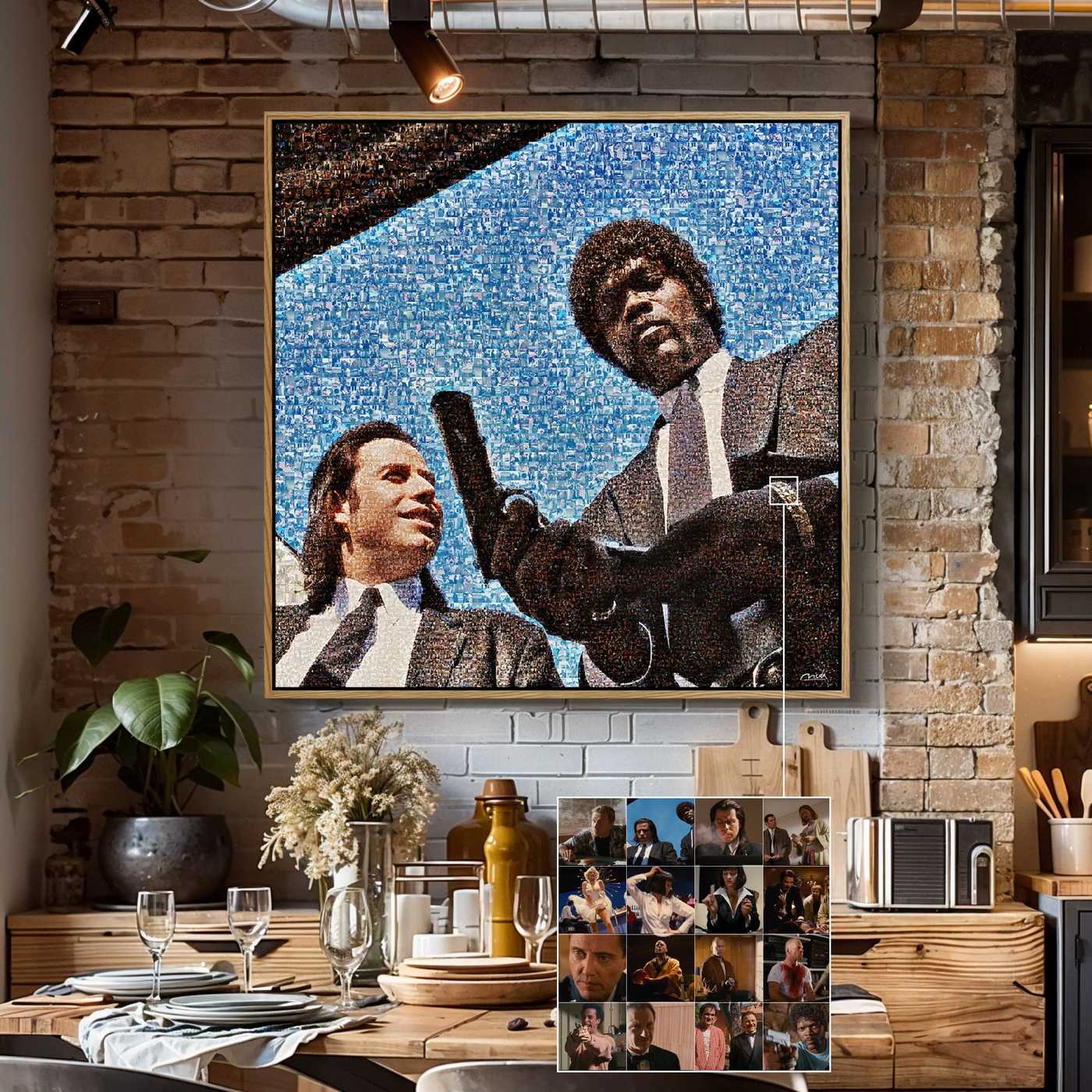 PULP FICTION . Loaded Intentions Cinematic Wall Art – Limited Edition