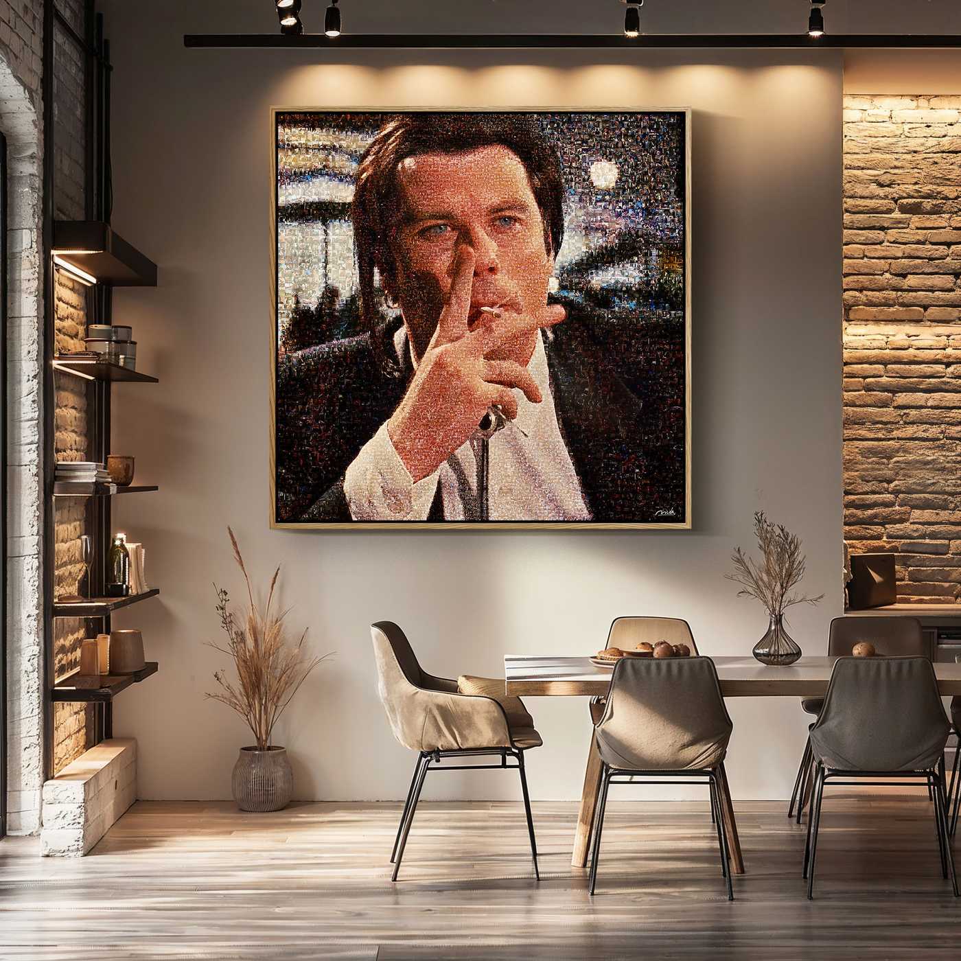PULP FICTION . Uncomfortable Silence Modern Movie Art Print – Limited Edition - Image 3