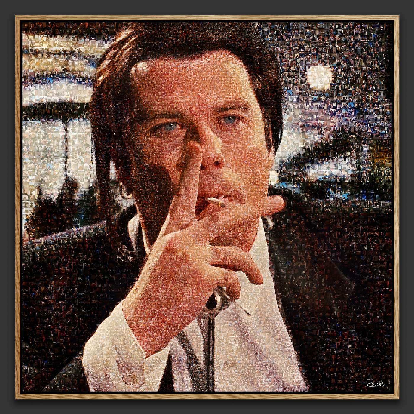 PULP FICTION . Uncomfortable Silence Modern Movie Art Print – Limited Edition - Image 2