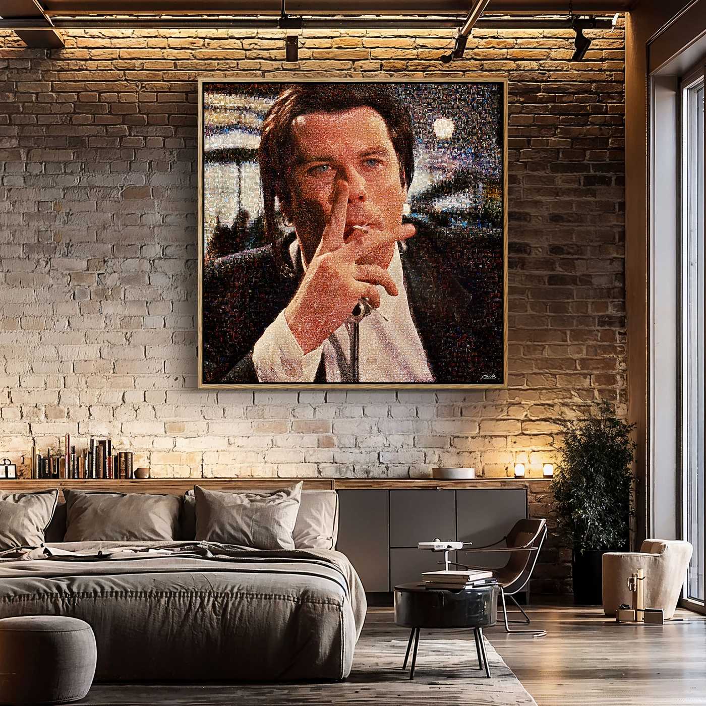 PULP FICTION . Uncomfortable Silence Modern Movie Art Print – Limited Edition - Image 4