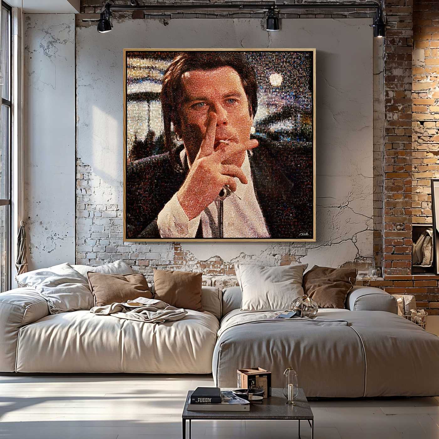 PULP FICTION . Uncomfortable Silence Modern Movie Art Print – Limited Edition - Image 5