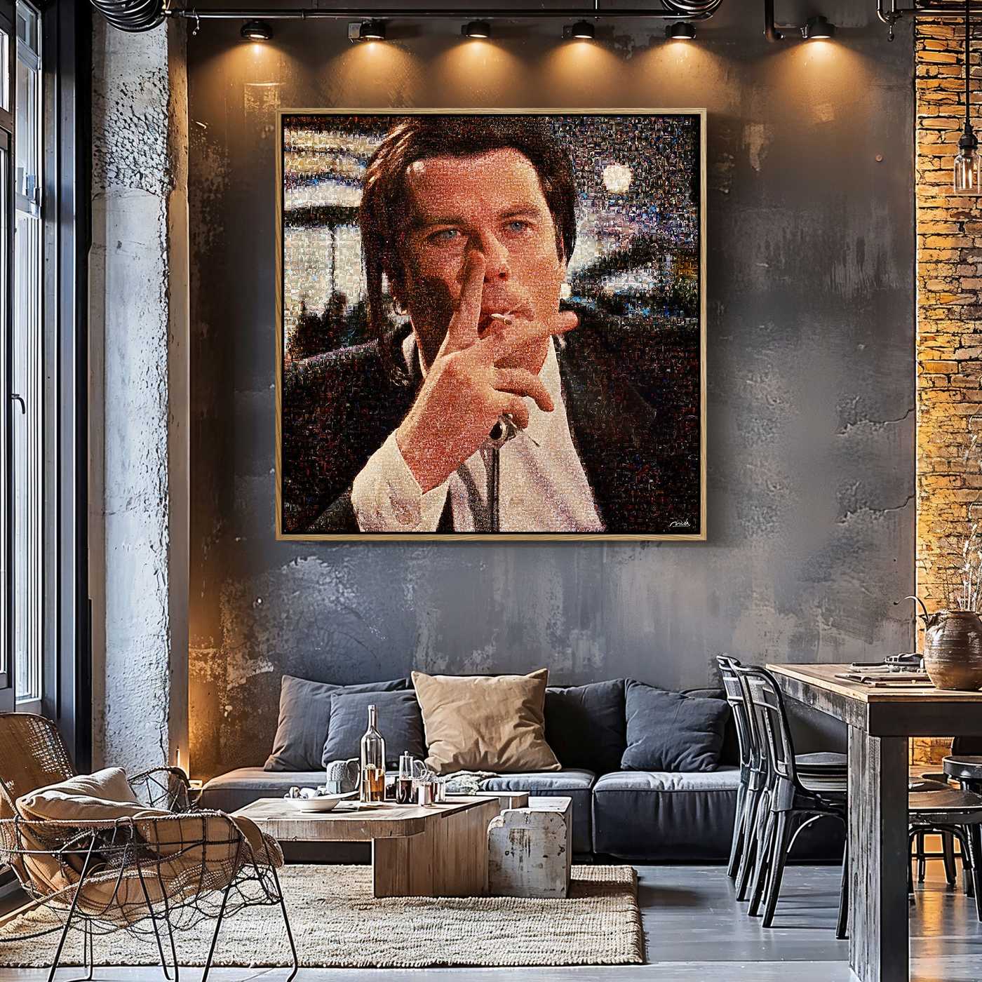 PULP FICTION . Uncomfortable Silence Modern Movie Art Print – Limited Edition - Image 6