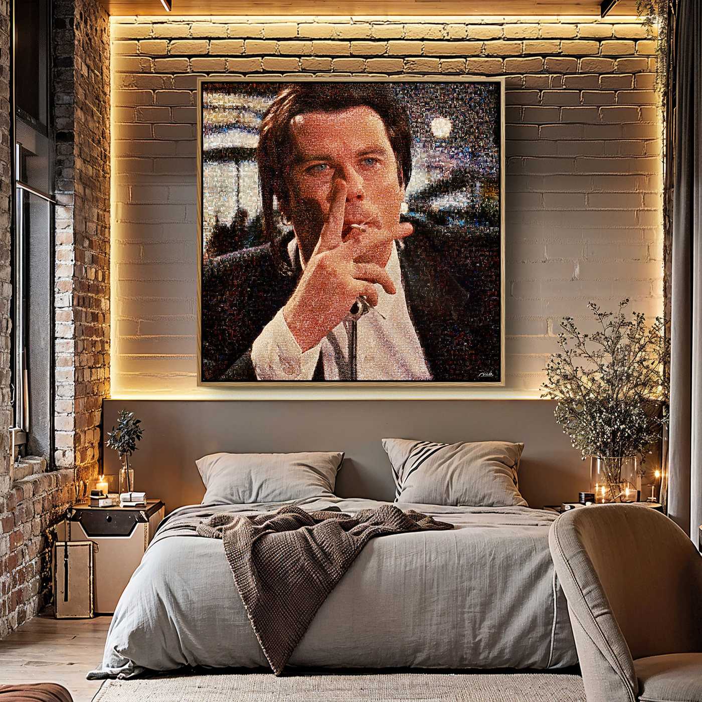 PULP FICTION . Uncomfortable Silence Modern Movie Art Print – Limited Edition - Image 7