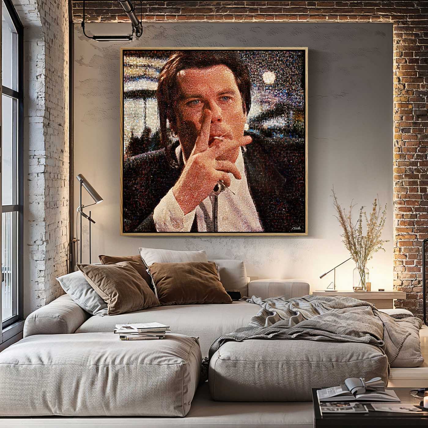 PULP FICTION . Uncomfortable Silence Modern Movie Art Print – Limited Edition - Image 8