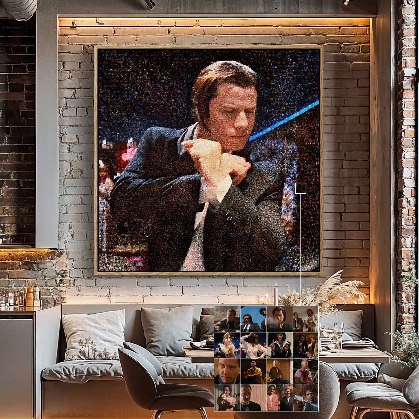 PULP FICTION . Vinyl Resurrection Cinematic Wall Art – Limited Edition