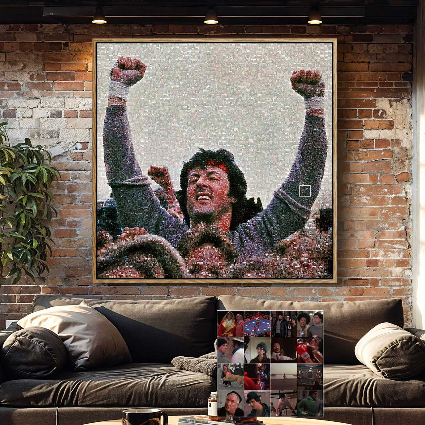 ROCKY . Champion's Heart Modern Movie Art Print – Limited Edition