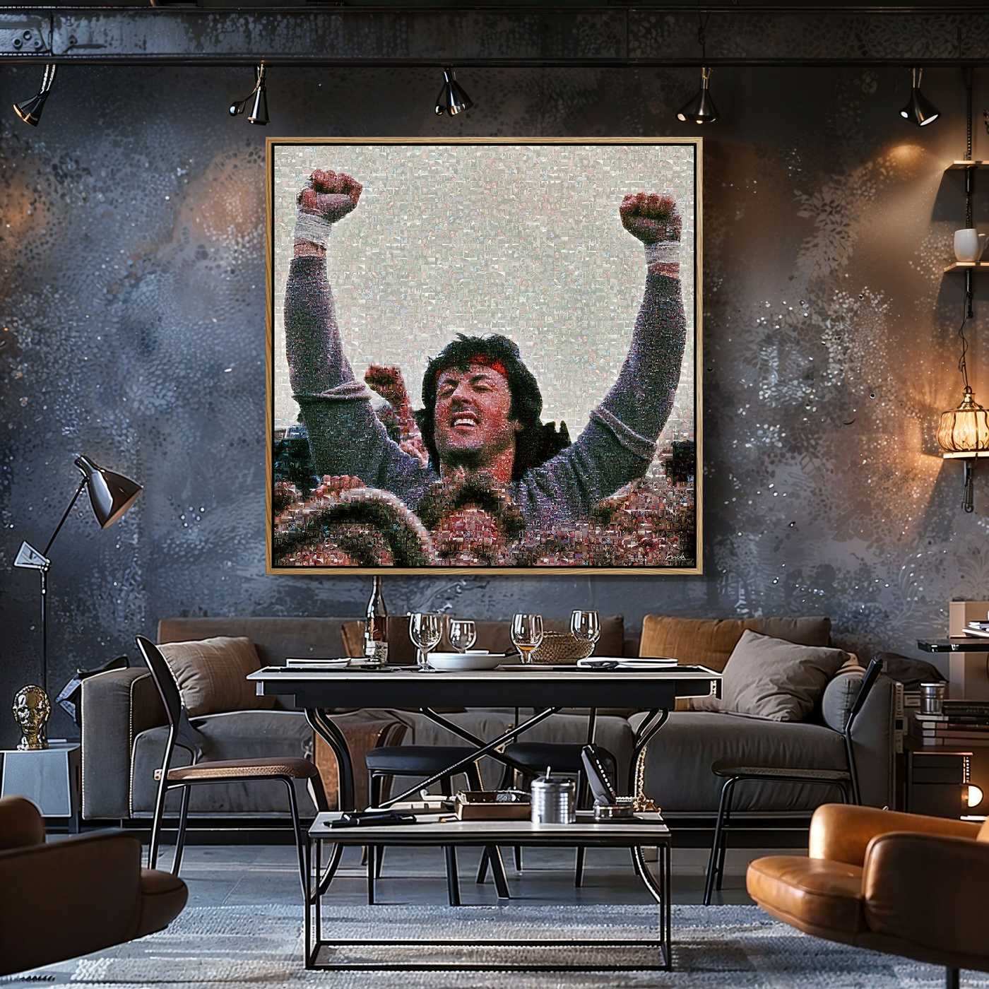 ROCKY . Champion's Heart Modern Movie Art Print – Limited Edition - Image 5