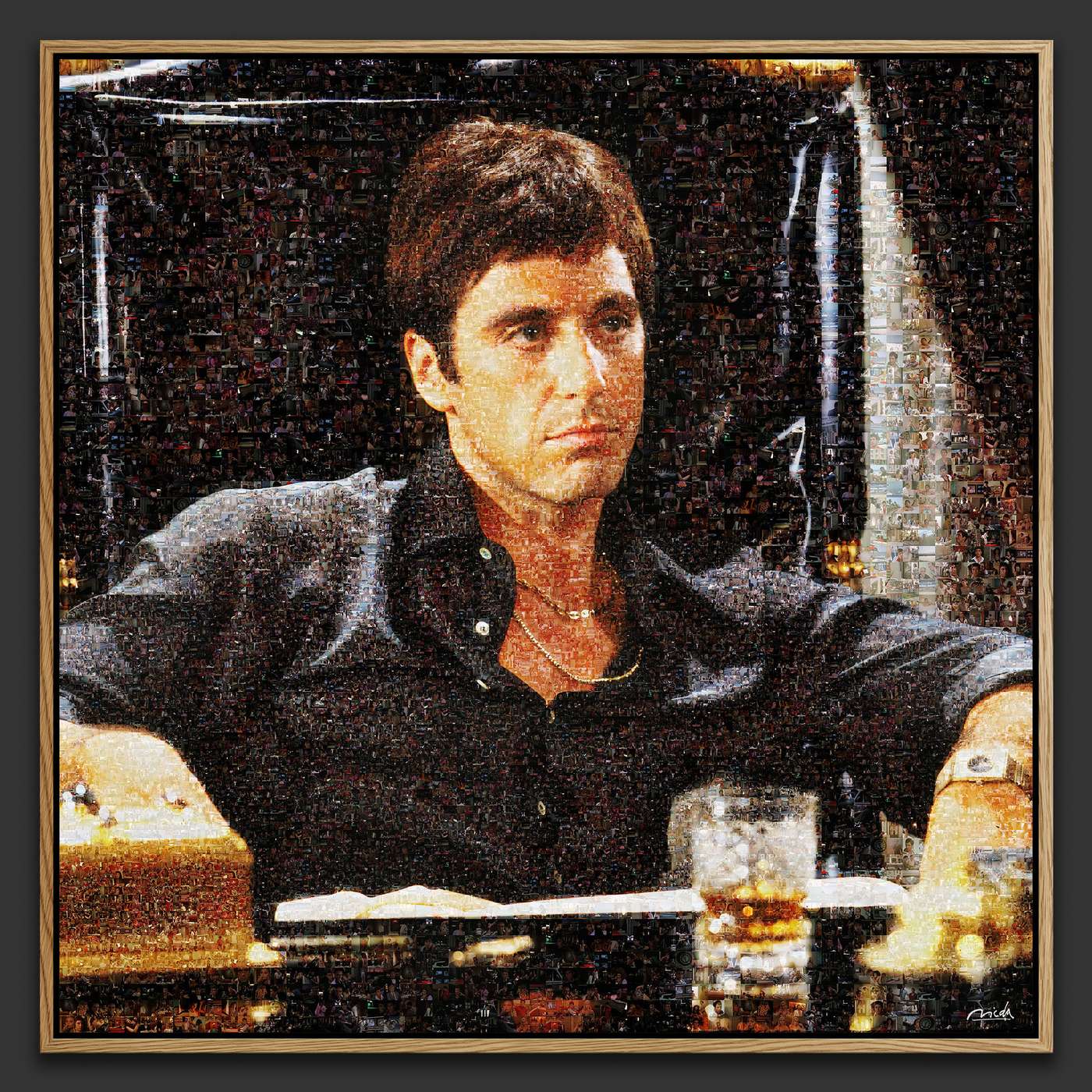 SCARFACE . Bloody Throne Cinematic Wall Art – Limited Edition - Image 2