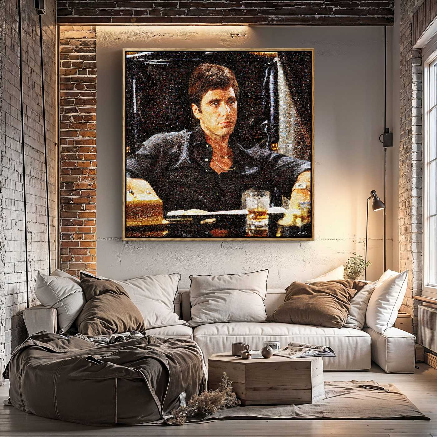 SCARFACE . Bloody Throne Cinematic Wall Art – Limited Edition - Image 6