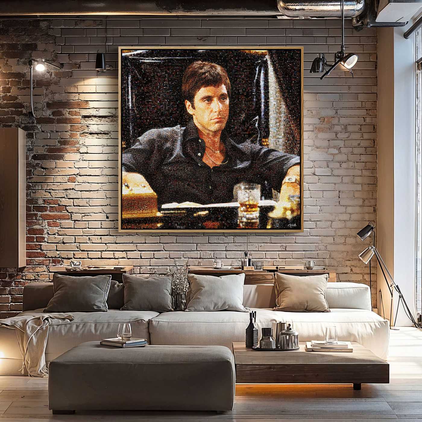 SCARFACE . Bloody Throne Cinematic Wall Art – Limited Edition - Image 7