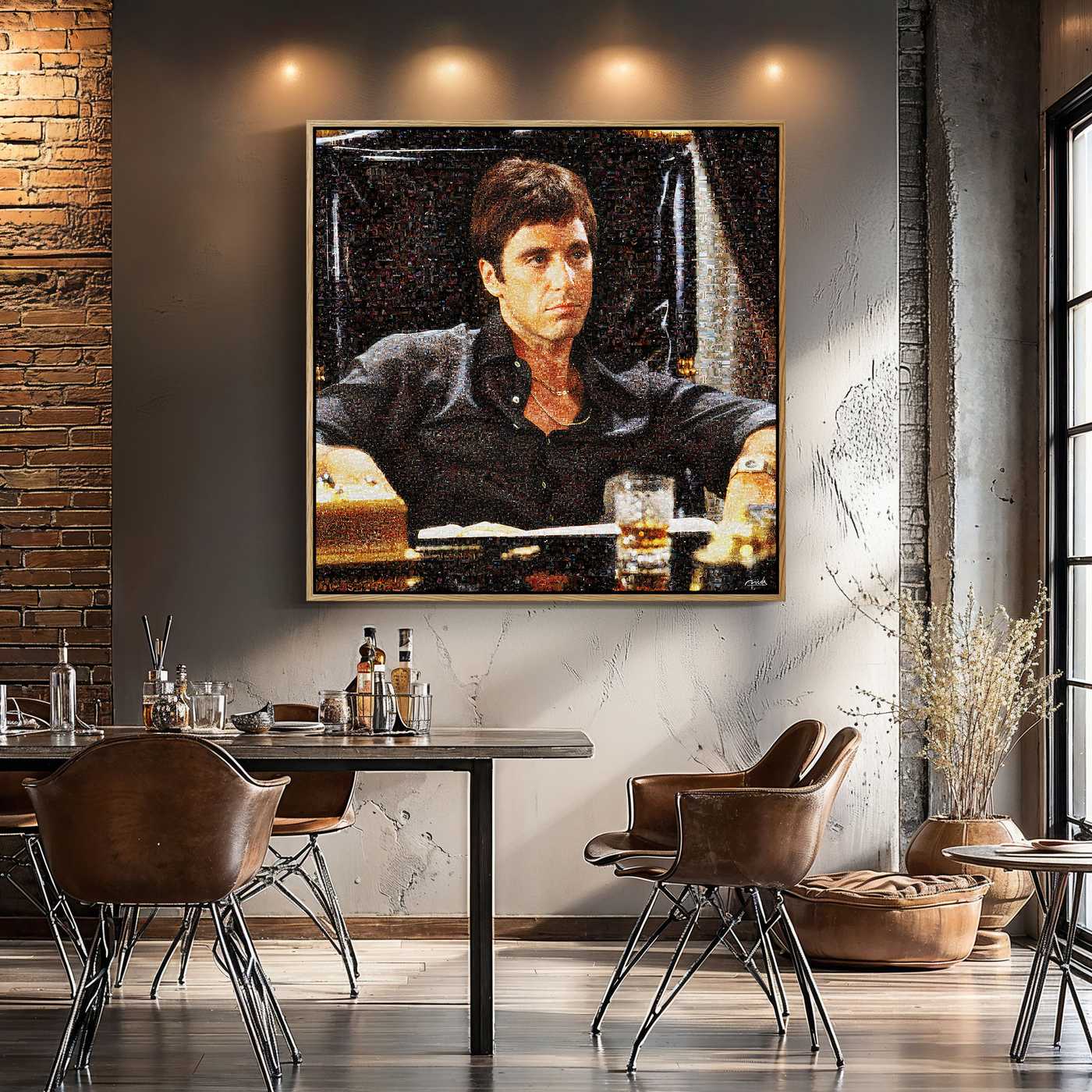 SCARFACE . Bloody Throne Cinematic Wall Art – Limited Edition - Image 8