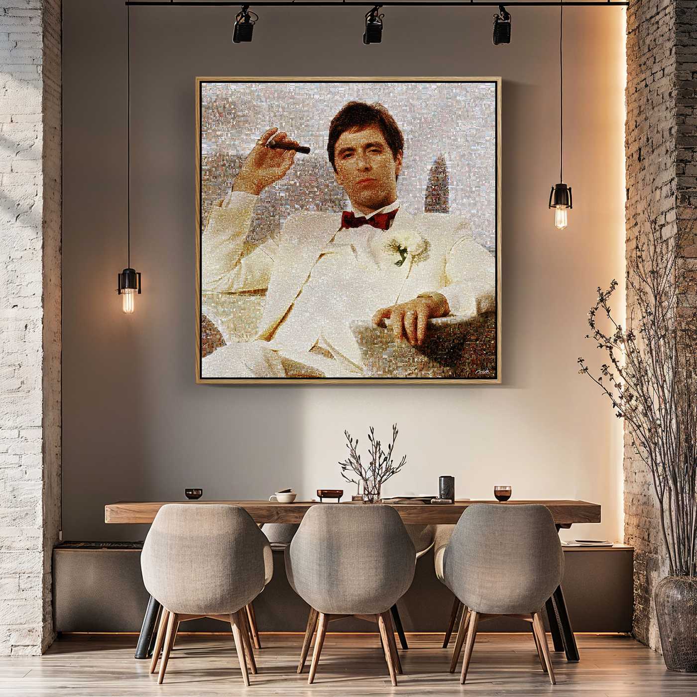 SCARFACE . Defiant Majesty Modern Movie Art Print – Limited Edition - Image 3