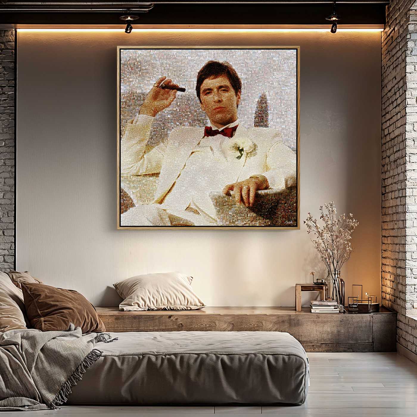 SCARFACE . Defiant Majesty Modern Movie Art Print – Limited Edition - Image 4