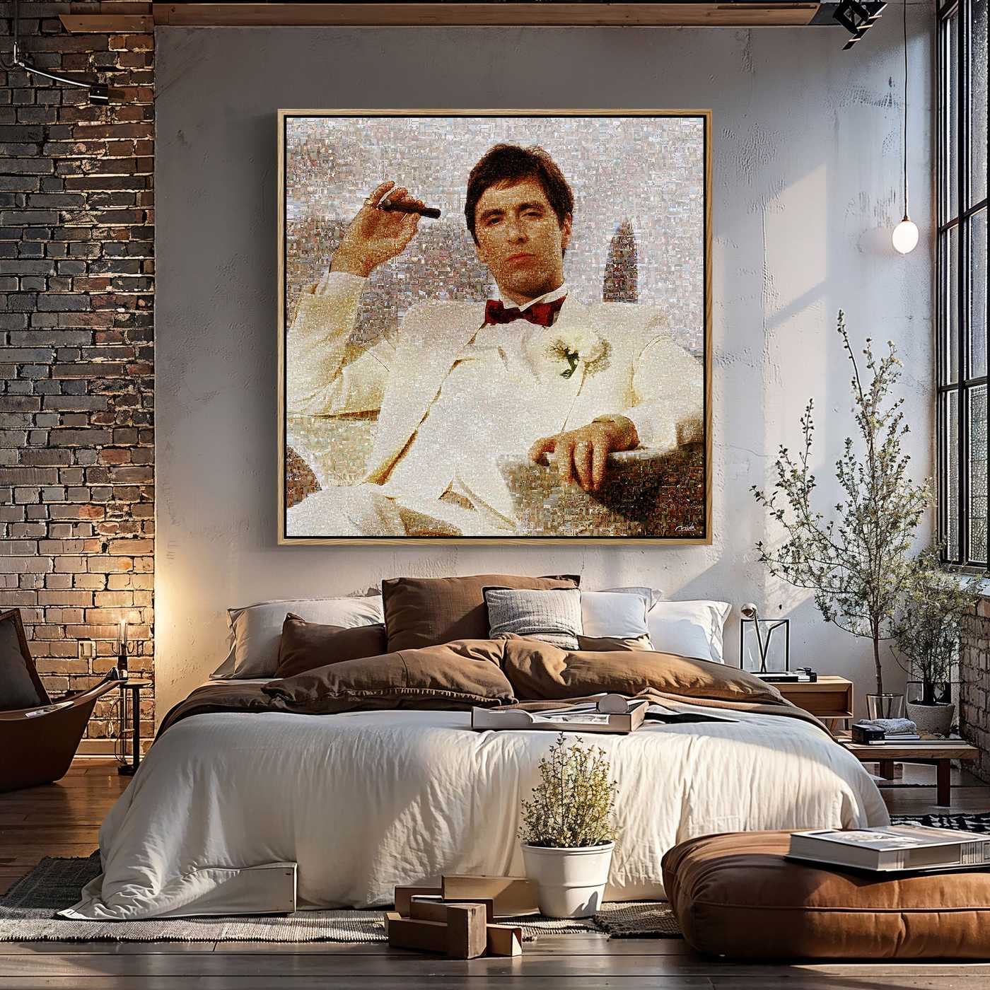 SCARFACE . Defiant Majesty Modern Movie Art Print – Limited Edition - Image 5