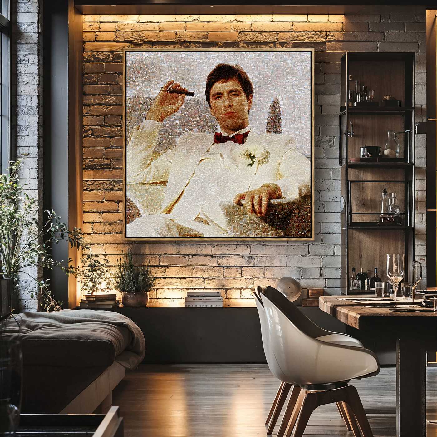 SCARFACE . Defiant Majesty Modern Movie Art Print – Limited Edition - Image 7