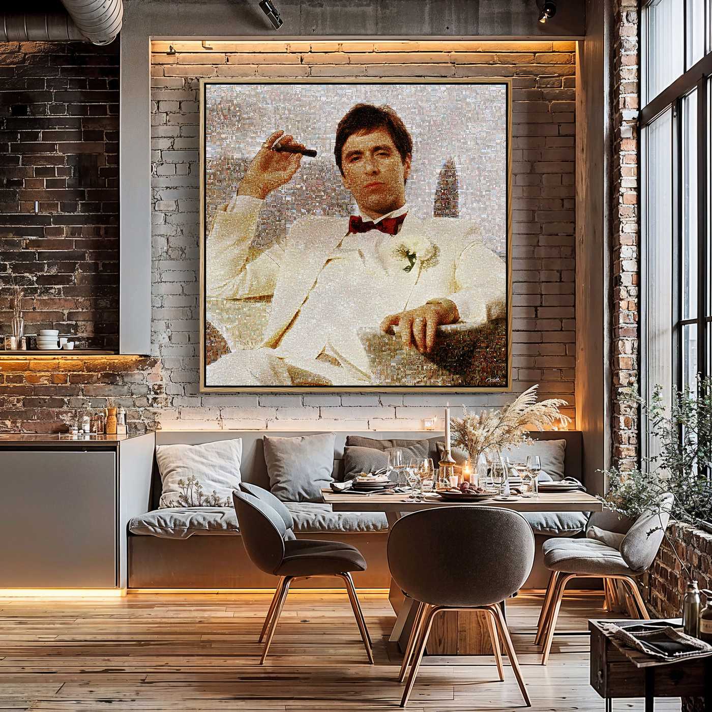 SCARFACE . Defiant Majesty Modern Movie Art Print – Limited Edition - Image 8