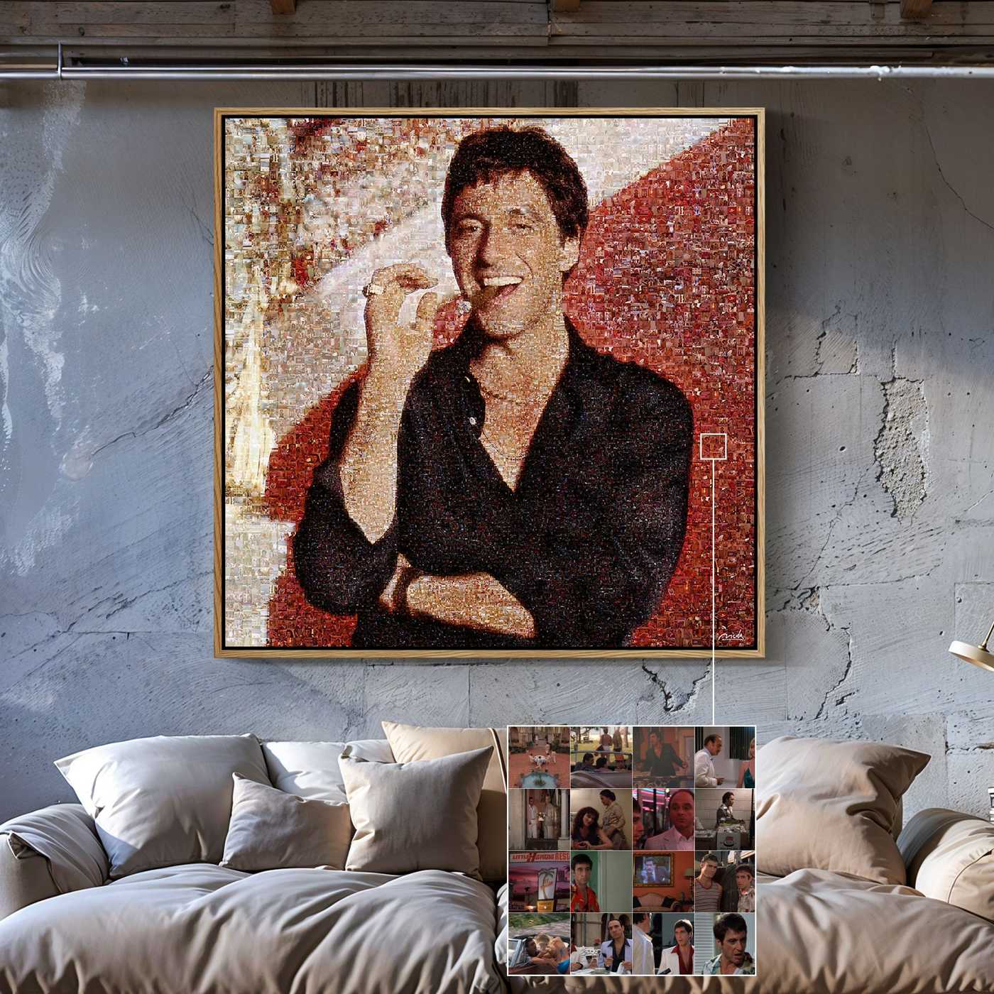 SCARFACE . Empire Blood Film Wall Art Decor – Limited Edition