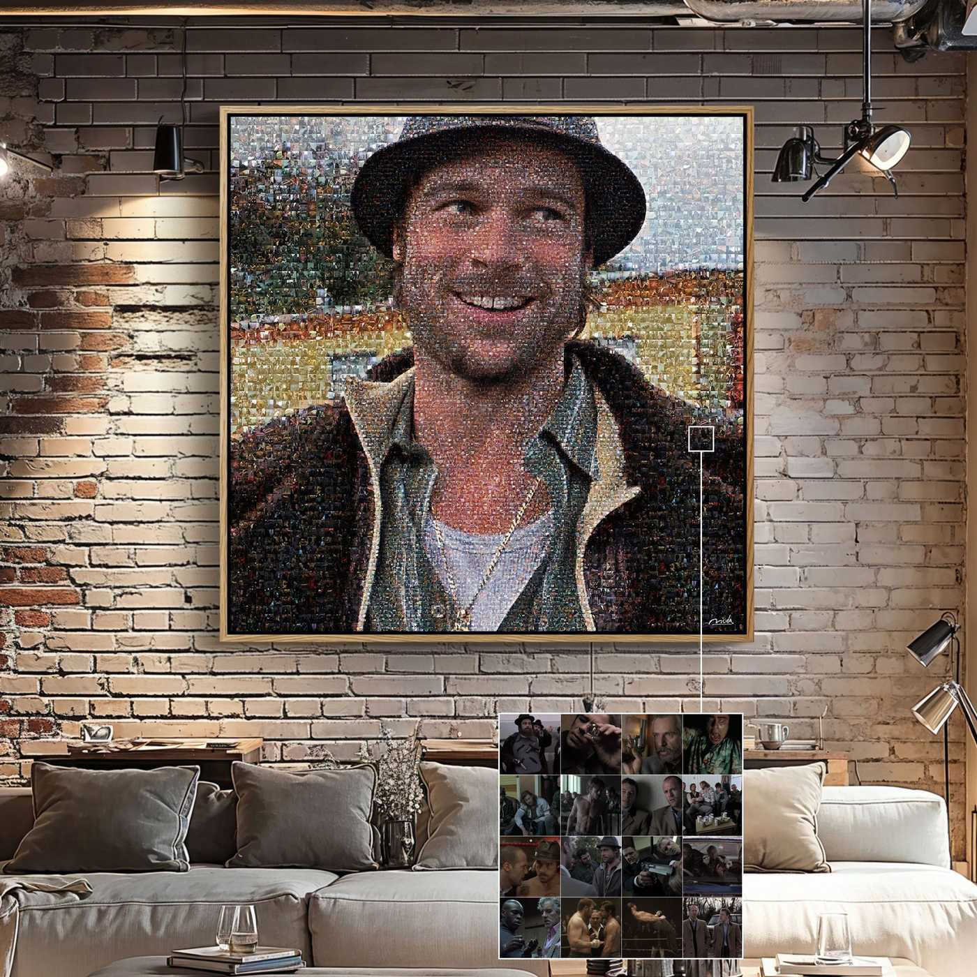SNATCH . Gypsy Picardy Modern Movie Art Print – Limited Edition