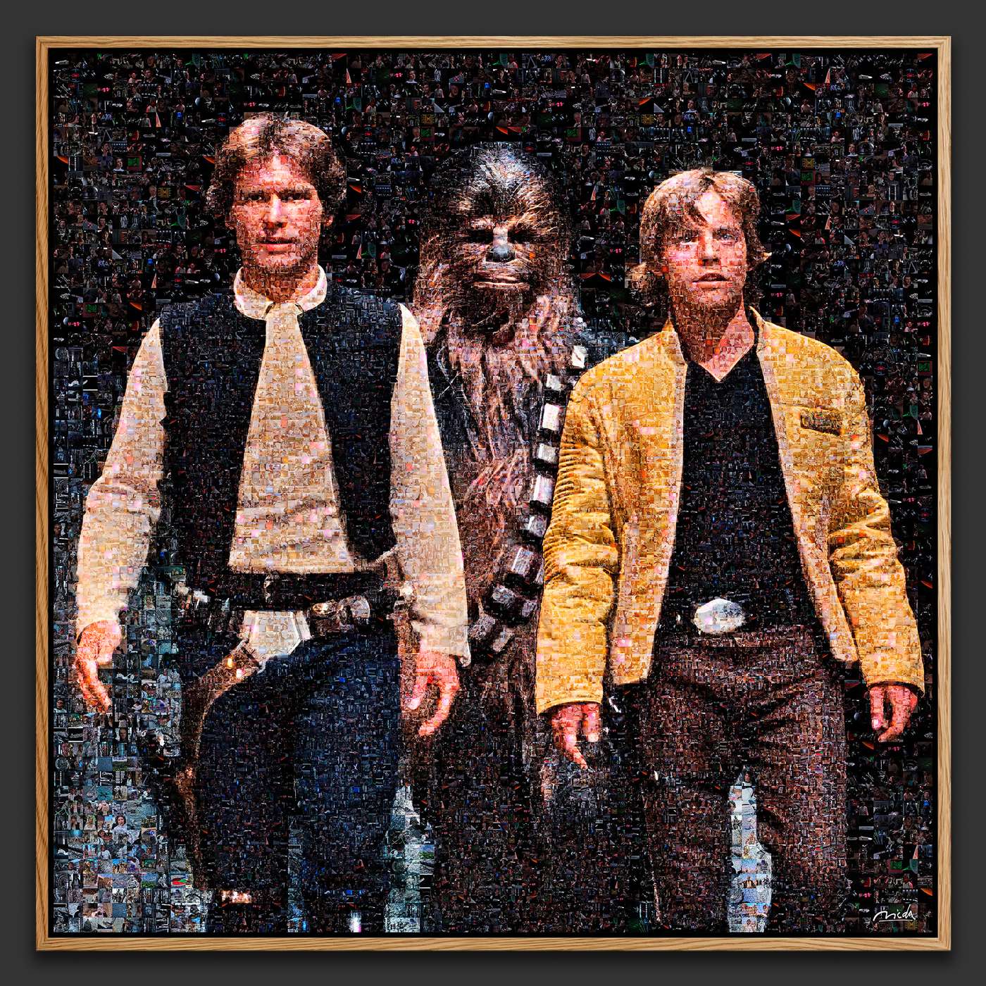 STAR WARS . Force Awakens Modern Movie Art Print – Limited Edition - Image 2