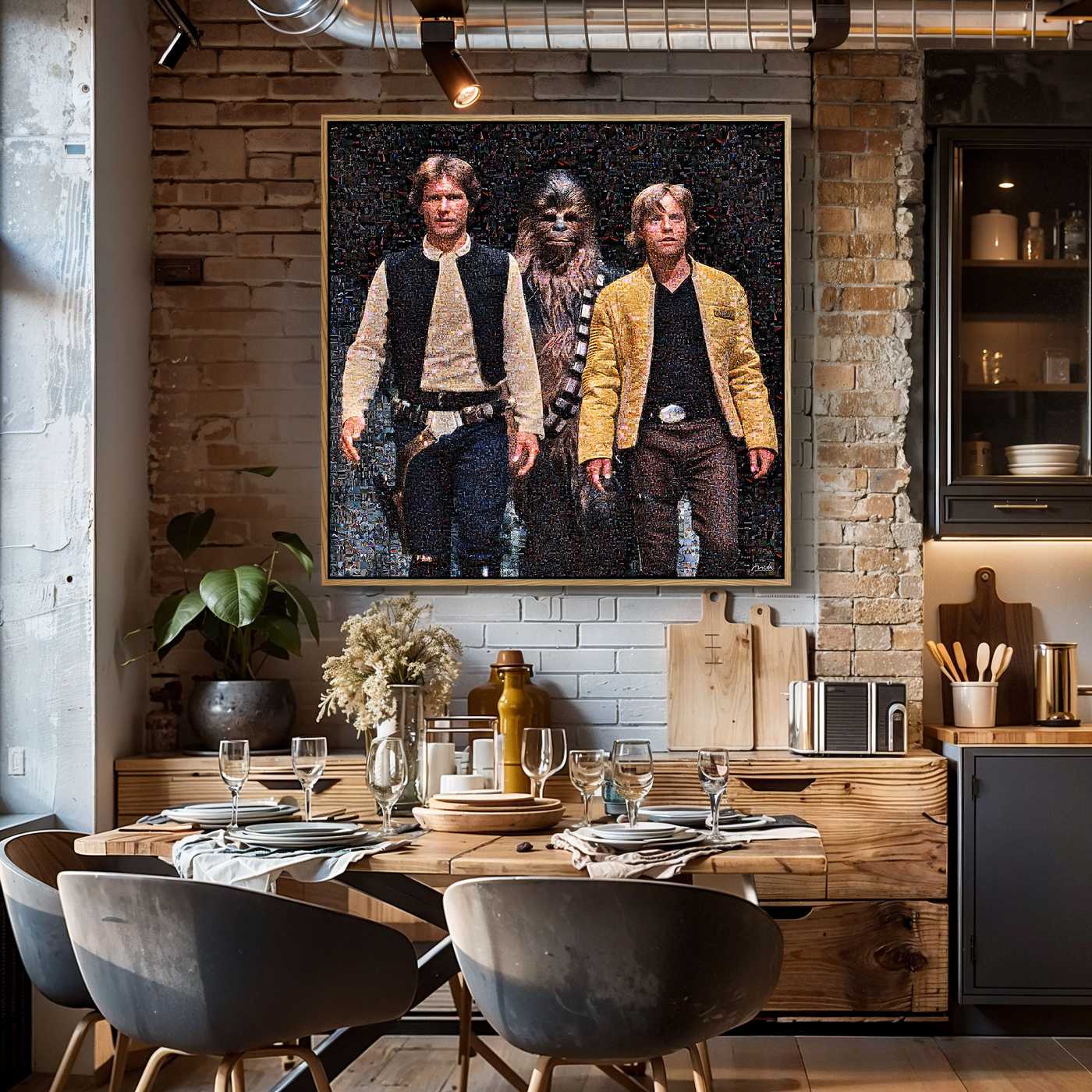 STAR WARS . Force Awakens Modern Movie Art Print – Limited Edition - Image 4