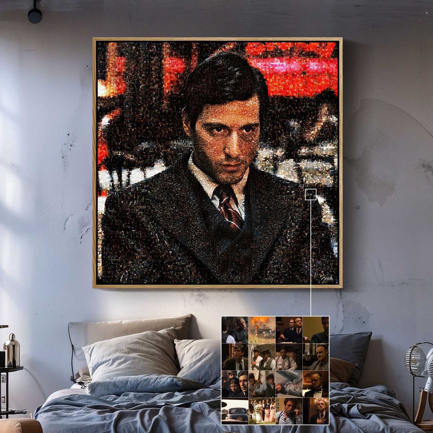 THE GODFATHER . Bloodline Crown Cinematic Wall Art – Limited Edition