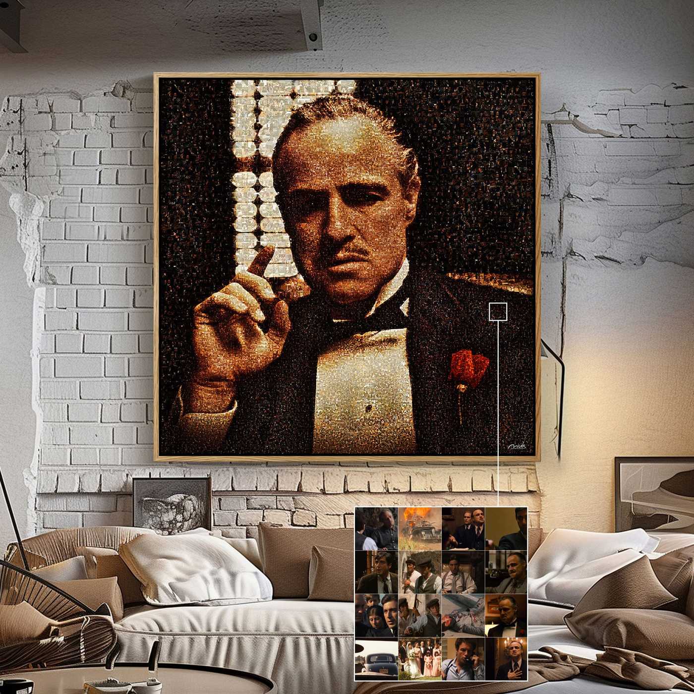 THE GODFATHER . Patriarch's Will Film Wall Art Decor – Limited Edition
