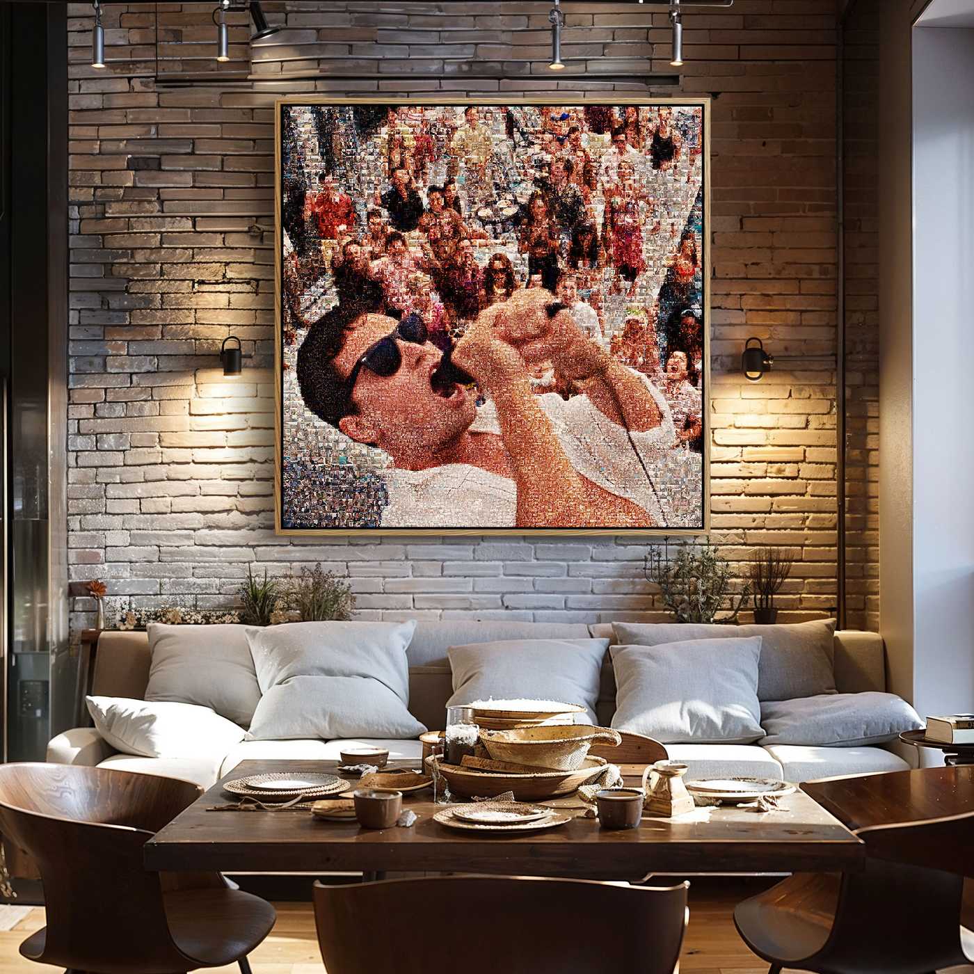THE WOLF . Party Time Modern Movie Art Print – Limited Edition - Image 3