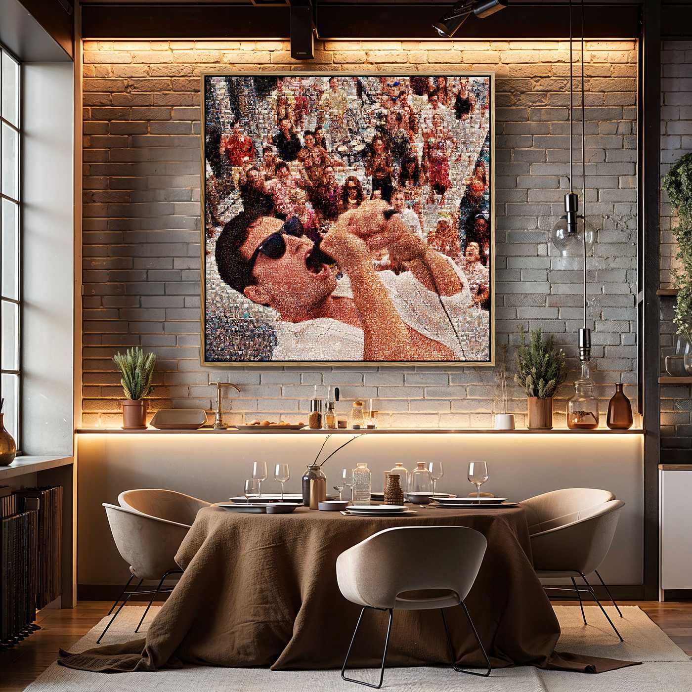 THE WOLF . Party Time Modern Movie Art Print – Limited Edition - Image 4